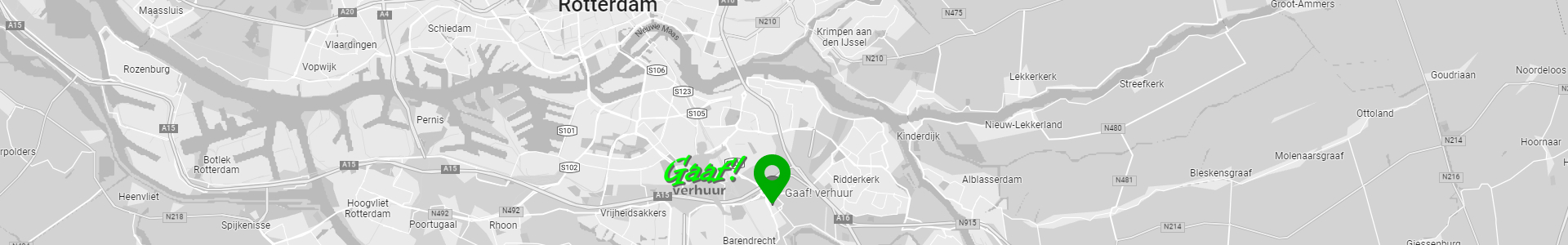 gaaf verhuur locatie op google maps